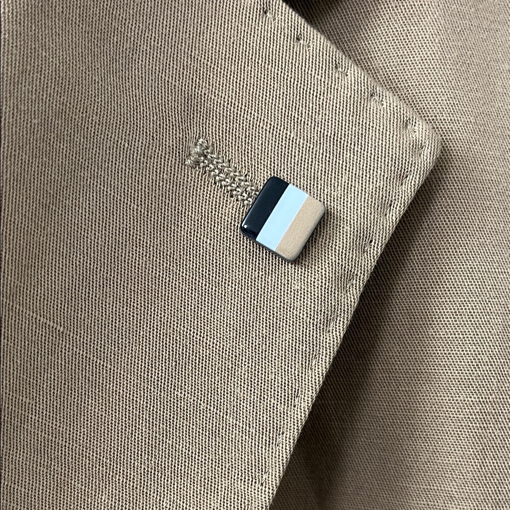 Hugo Boss Tan Blazer Size 48 US Linen - Picture 6 of 17
